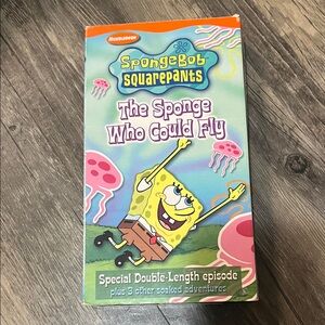 Spongebob Squarepants - The Sponge Who Could Fly (VHS, 2003)